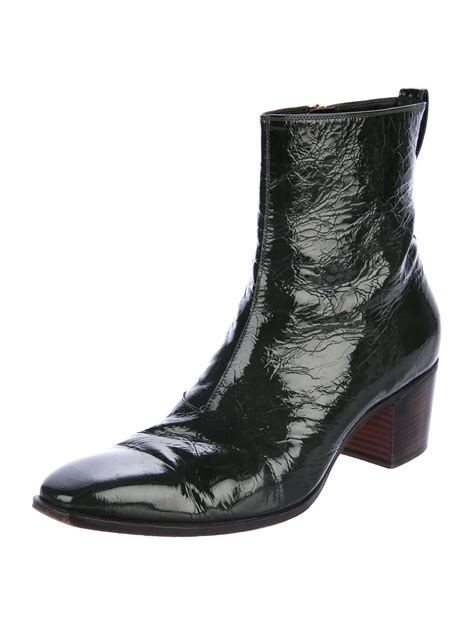 johnny boots ysl|Yves Saint Laurent Johnny Patent Leather Boots .